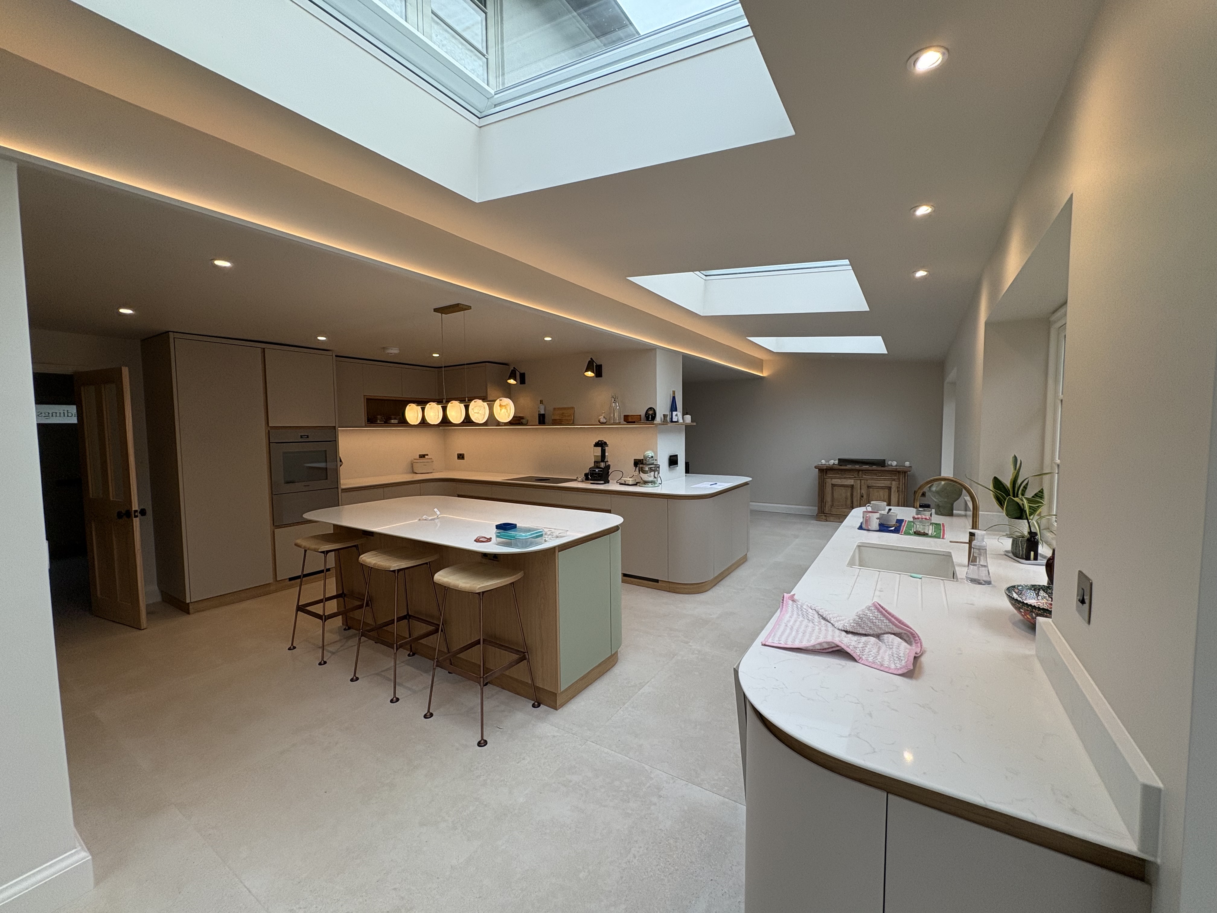 Kitchen Extension in Horseheath, Cambridgeshire, installation photo 3